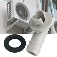 Conditioner Drain Connector Hard Drain Hose Connector Plastic Poratble  High Quality Anti-crack Air Conditioning Unit 2