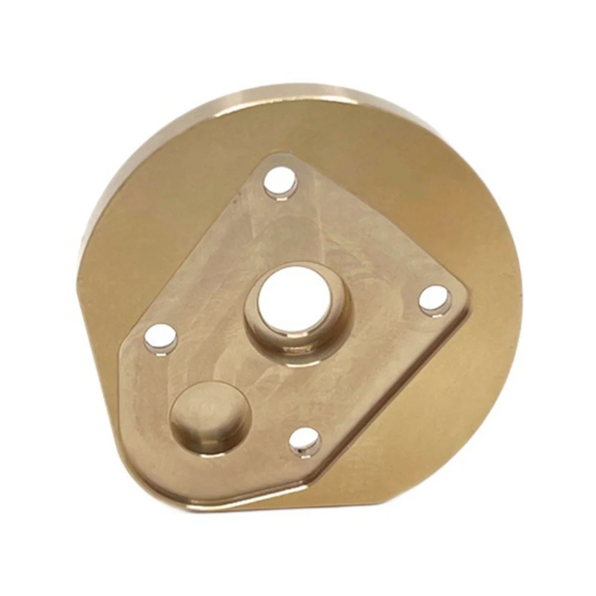 BAAU 4PCS RC Car Upgrade Brass Front and Rear Axle Counterweights Kit for 1/12 H12Y H12Y+ RC Car Toy Parts