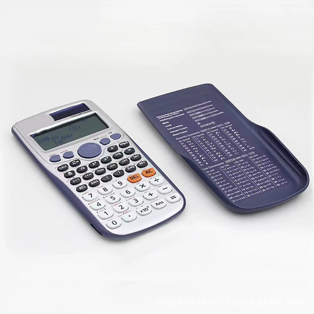 FX-991ES-PLUS 계산기 오리지널 공학용 계산기 고등학생, 대학생, 사무용 417가지 기능, 코인 배터리 사용