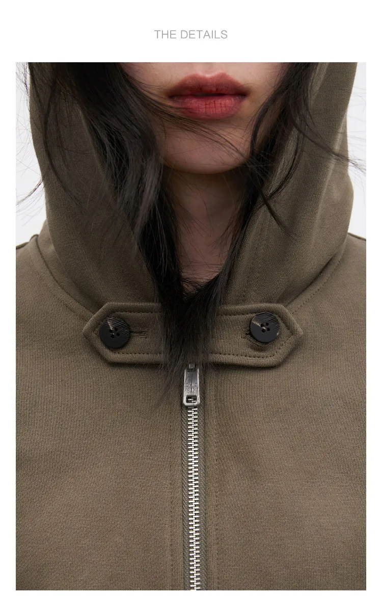 CHIC VEN Fashion Women Sweatshirts Solid Slim New Hooded Warm Female Jacket Short Sportswear for Woman Spring Autumn 2026