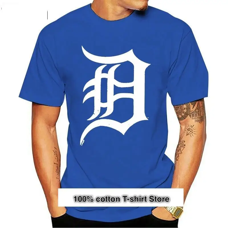 Camisa Del Club De Los Tigres De Detroit, Camisa Nueva, 47 Marca, Azul Marino