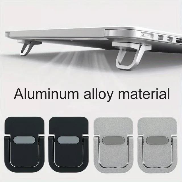 2 pièces/ensemble support d'ordinateur Portable pour ordinateur support de clavier Riser en aluminium Mini supports d'ordinateur Portable pour ordinateur Portable 1