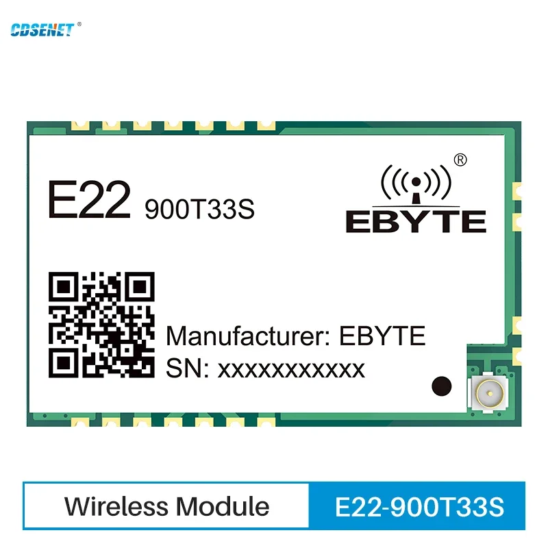 

Беспроводной модуль Lora, 868 МГц, 915 МГц, релейная сеть LBT RSSI Watchdog Ipex 33dbm 16 км с низким энергопотреблением