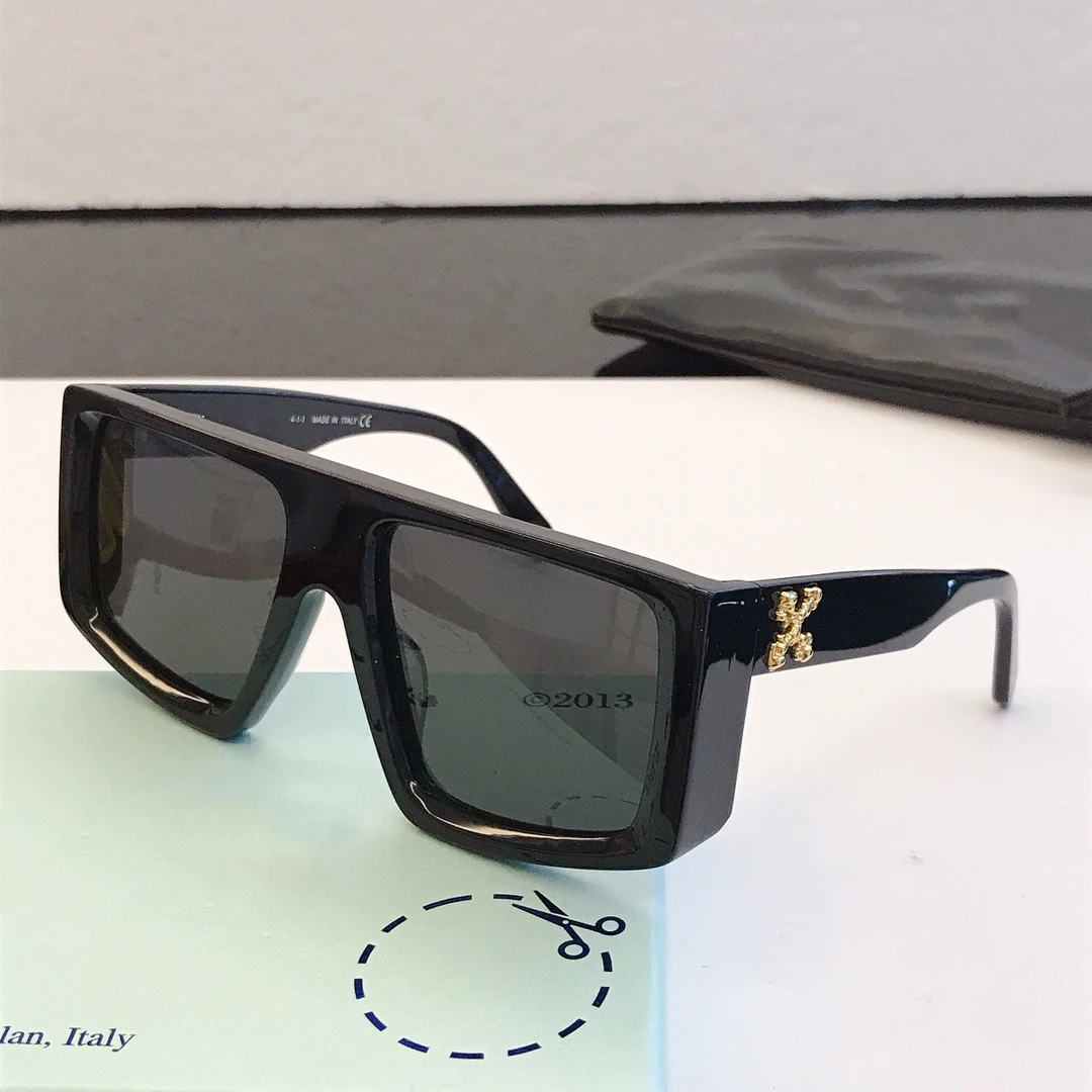 

Top High Quality OFF OERI004 Sunglasses for Men Titanium Style Fashion Design Sunglasses for Womens with box