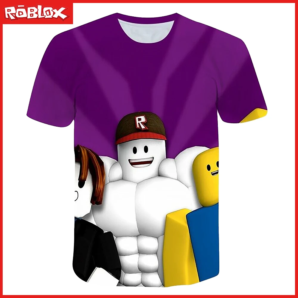 Hot Roblox Virtual World Game Kidsadult Couple Digital Printing Short  Sleeve New Cartoon Fashion Casual 3D T-Shirt Holiday Gift - AliExpress