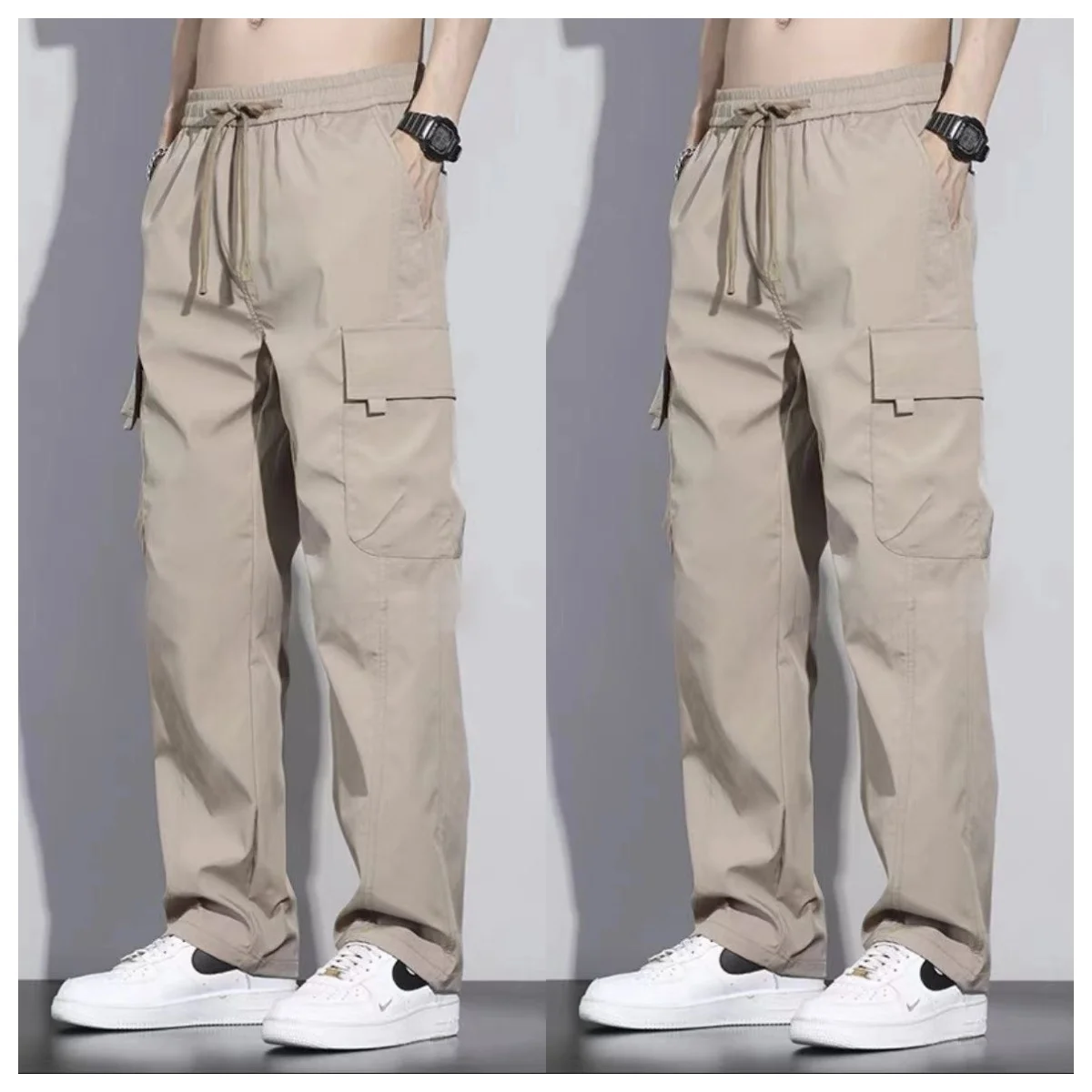 Khaki + khaki (two-pack)