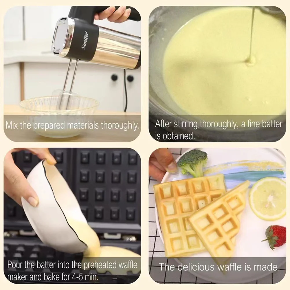Waffle Maker Exquisite Workmanship Kitchen Baking Pan Mini Convenient Sandwich Toaster Aluminum Useful