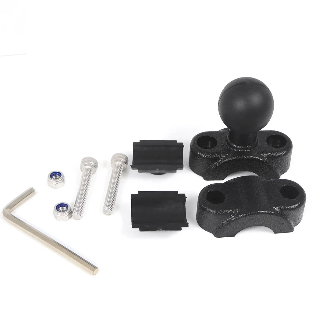 25mm 1 zoll Kugelkopf Adapter M6 M8 M10 Gewinde 1/4 "Schraube für RAM Halterungen Motorrad Fahrrad Reiten action Kameras Telefon Clip Halterung – Detail 24