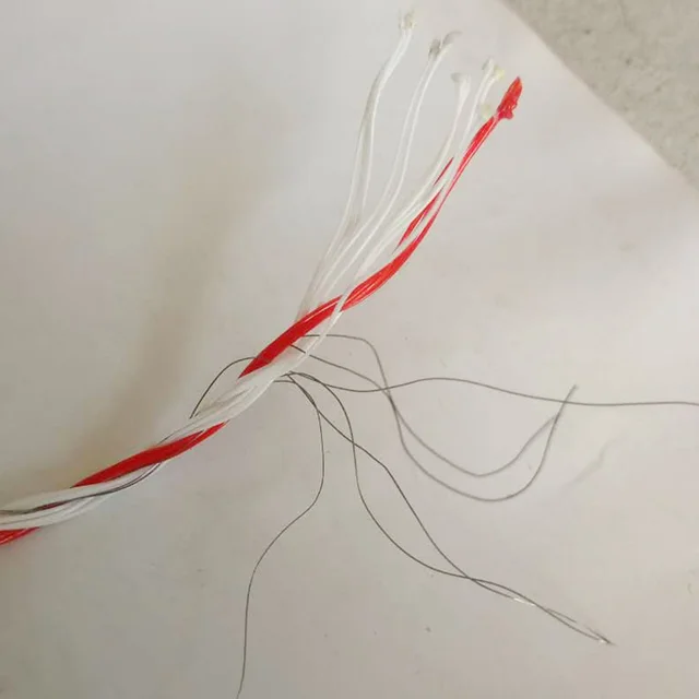 200 M/500 M Tekercs Elektromos Kerítés Kötél Piros Fehér Polywire Acél Poli Kötéllel Lóállat -Kerítéshez Ultra Alacsony Ellenállású Huzal - Image 5