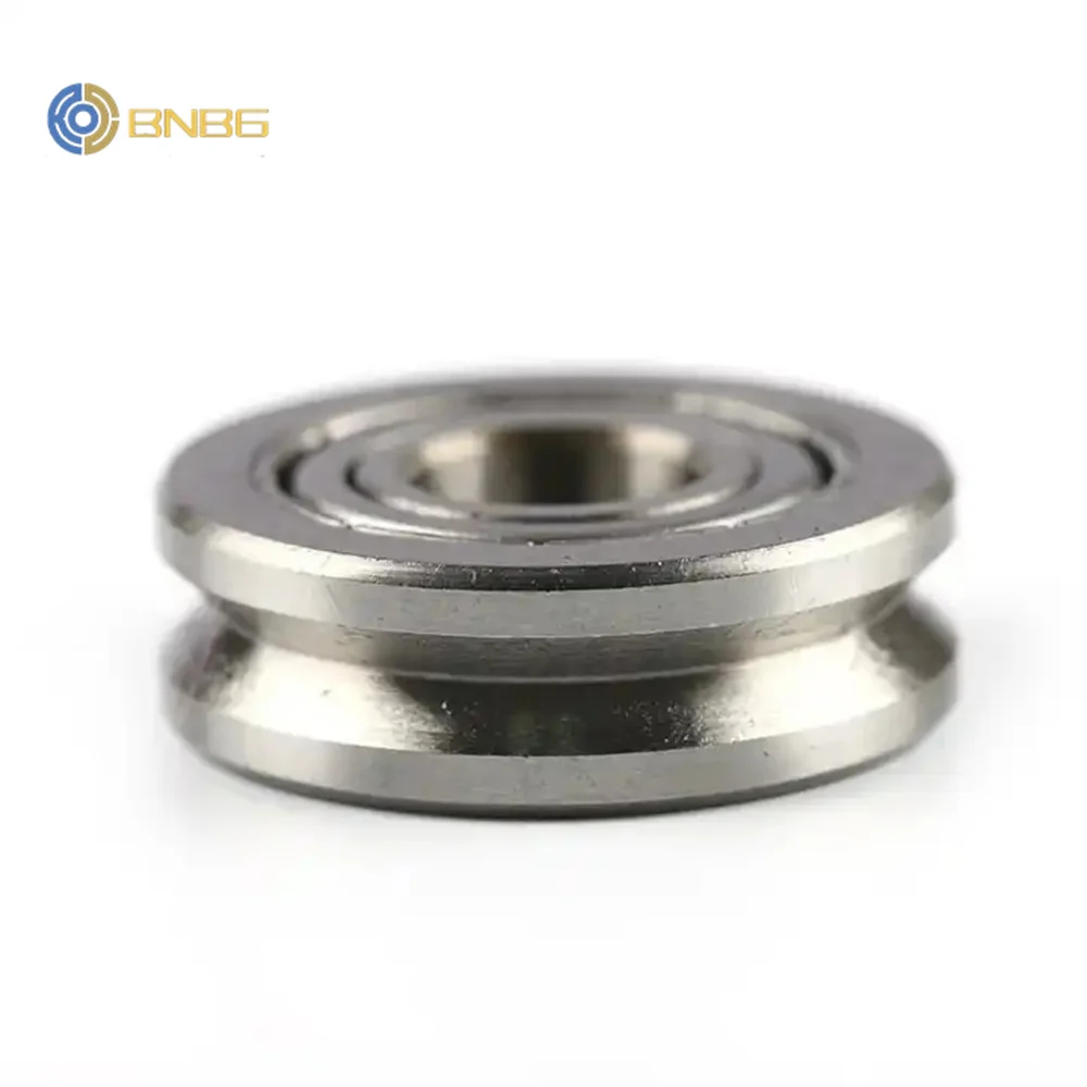 V608zz externo anel sulcado straightener guia rolamentos de roda 5PCS 8*22*7 mm polia V largura do sulco 1.5mm v608/22 grooved bearing pulley