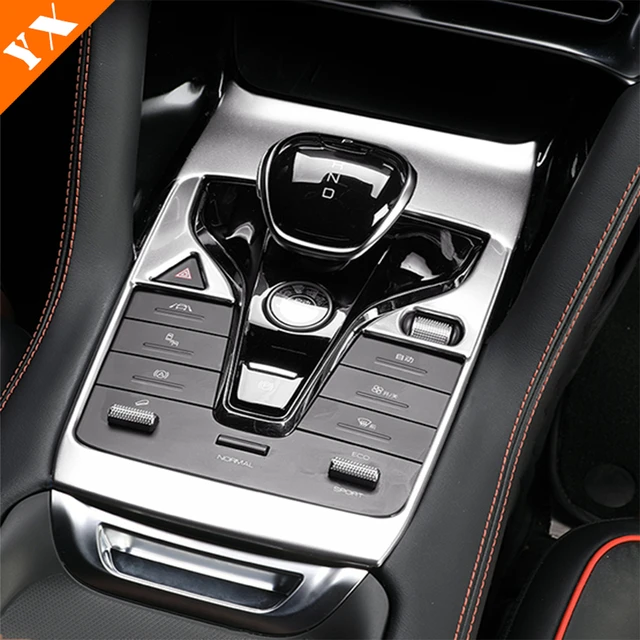 Couverture de panneau de changement de vitesse intérieur en carbone pour  Byd Song Plus, accessoires Dmi Ev, garniture de voiture, autocollants de  décoration, protection automatique, 2020-2023 - AliExpress