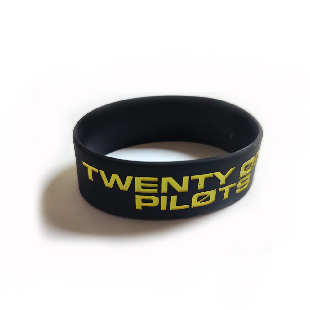 Silicone Bracelet 1 Inch Bracelet Band Sports Bracelets man women jewelry