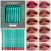 12 pcs Lip Liner Pencil Set Matte Lipliner Pencil Lipstick Waterproof Long Lasting  Nude Contour Lipstick Pen Lip Tint Cosmetics 3