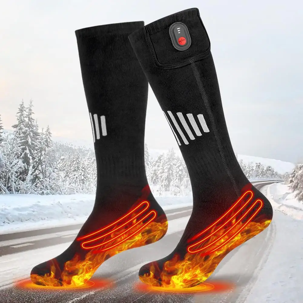 Battery Heated Heated Socks For Cycling Vipoo Upgraded Heated