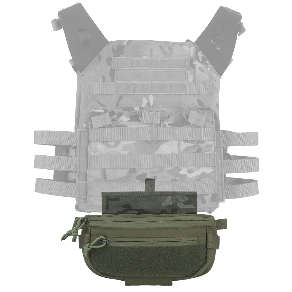 Tactical Drop Pouch Hanger Pouch Compact Abdominal Dangler Pack Quick Release Shoulder Bag Vest Plate Carrier Airsoft Gear