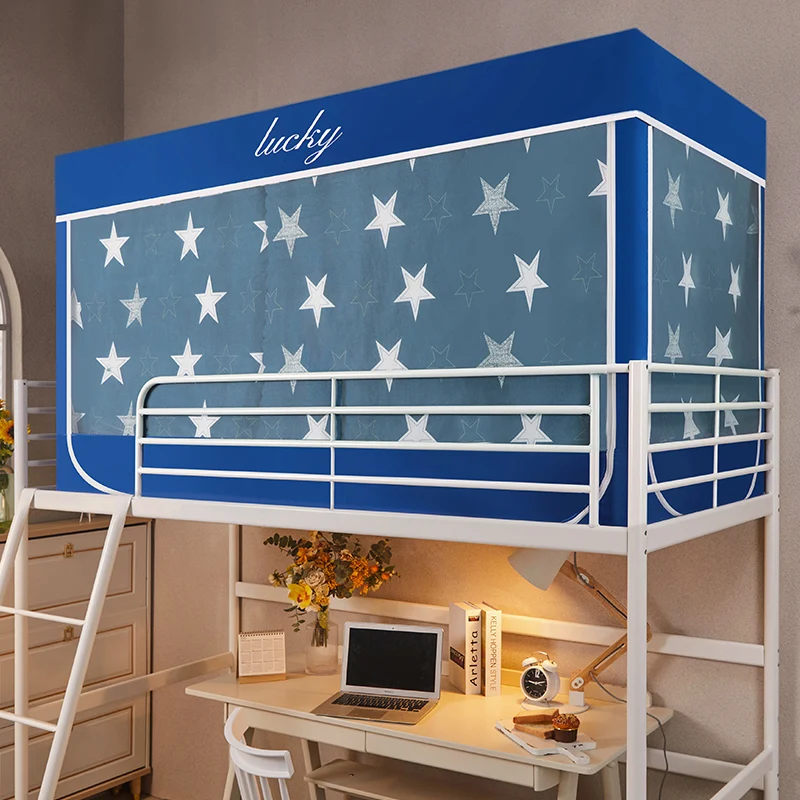 Mosquito Curtain For Student Bunk Bed Lightproof Dustproof Anti