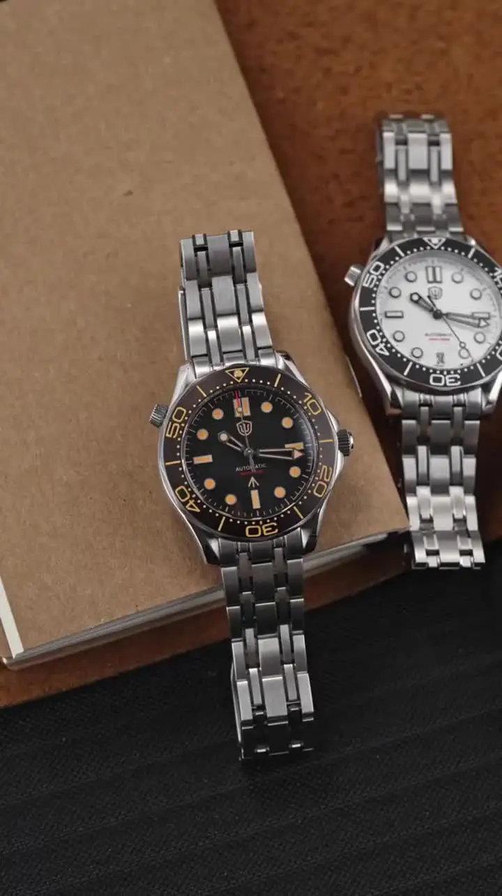 Watchdives WD007ST 39 мм NTTD часы NH35 автоматический механизм из нержавеющей стали с