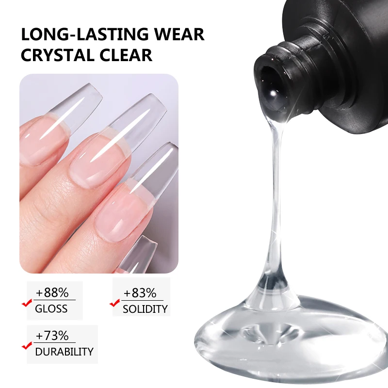 CHUNSHU Refill Extension Gel Nail Polish 250ML Soak Off  Brush On Builder Nail Hard Gel Varnishes Rubber Base Coat DIY Manicure 3