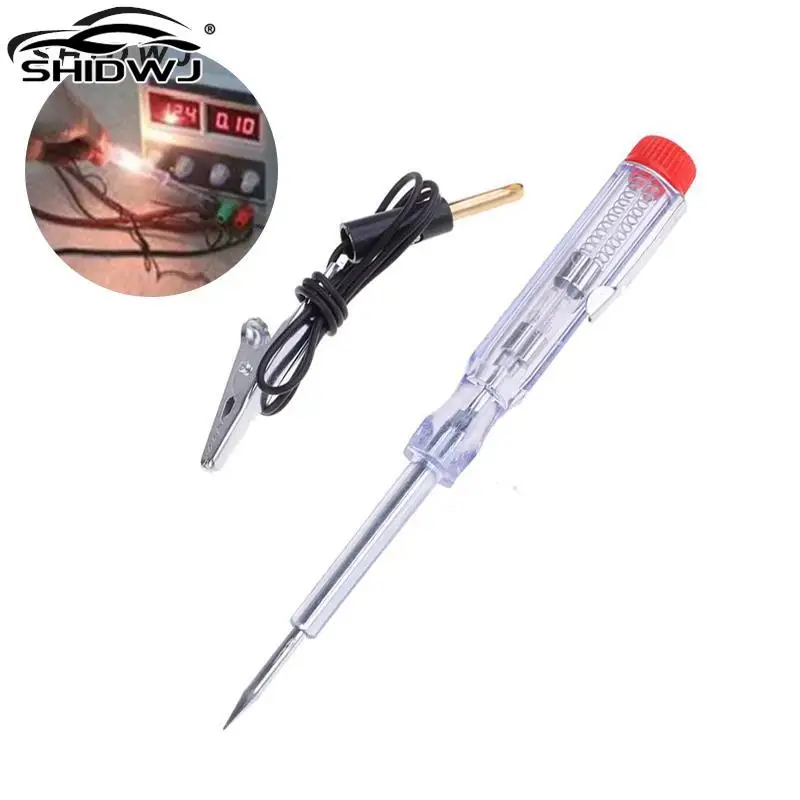 

1Pcs Auto 6V-24V DC Car Truck Voltage Circuit Tester Car Test VoltMet Long Probe Pen Light Bulb Automobile Maintenance Tools