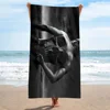 S-Sons of A-Anarchy Towel  Microfiber beach towels absorb water, dry quickly, and are easy and comfortable for yoga swimming 2