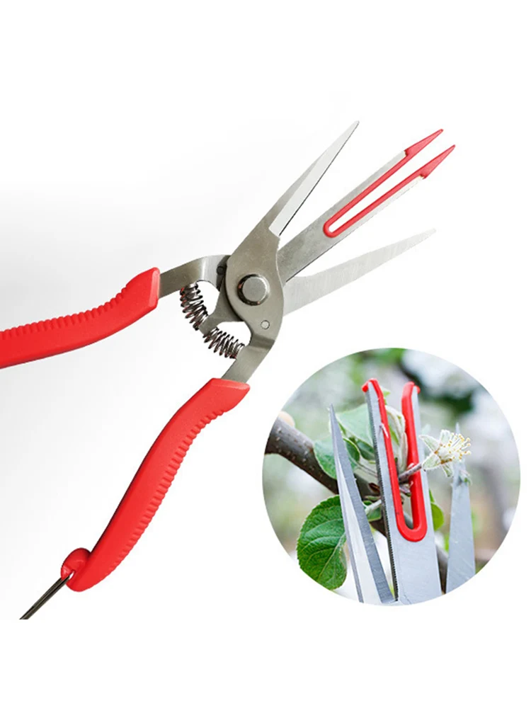 

Double-Edged Apple Picking Scissors Kiwi Pear Thinning Scissors Double Mouth Design Thin Fruit Picking Scissors Garden Hand Tool