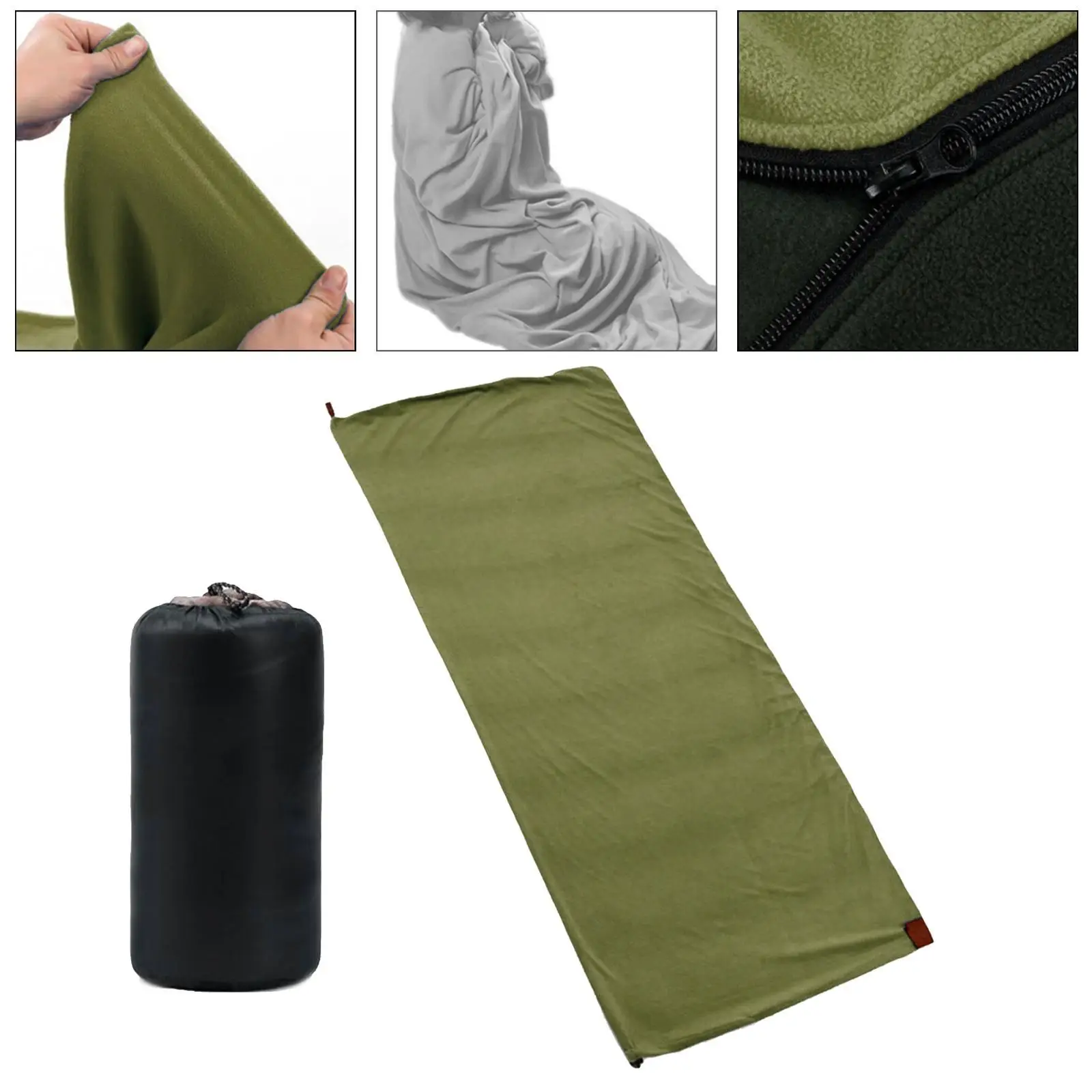 Teton Sleeping Pad Fleece Sleeping Bag Liner Lightweight Travel