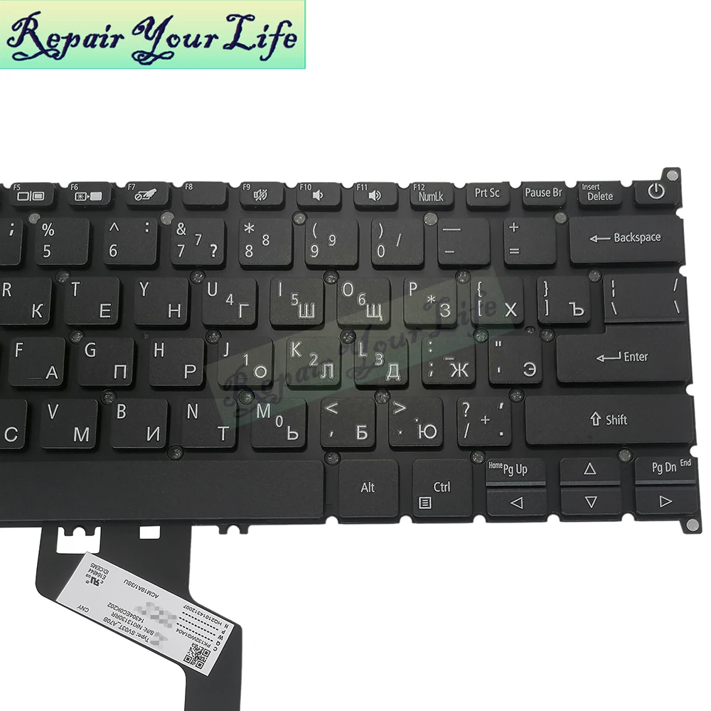 Eua Reino Unido Rus Teclado Russo para Acer Swift Sf314 57 57g Sf31458 N17w3 Swift5 Sf514-52 52t Sf514-52tp Sf514-53 53t Sv03t_a70b - Imagem 5