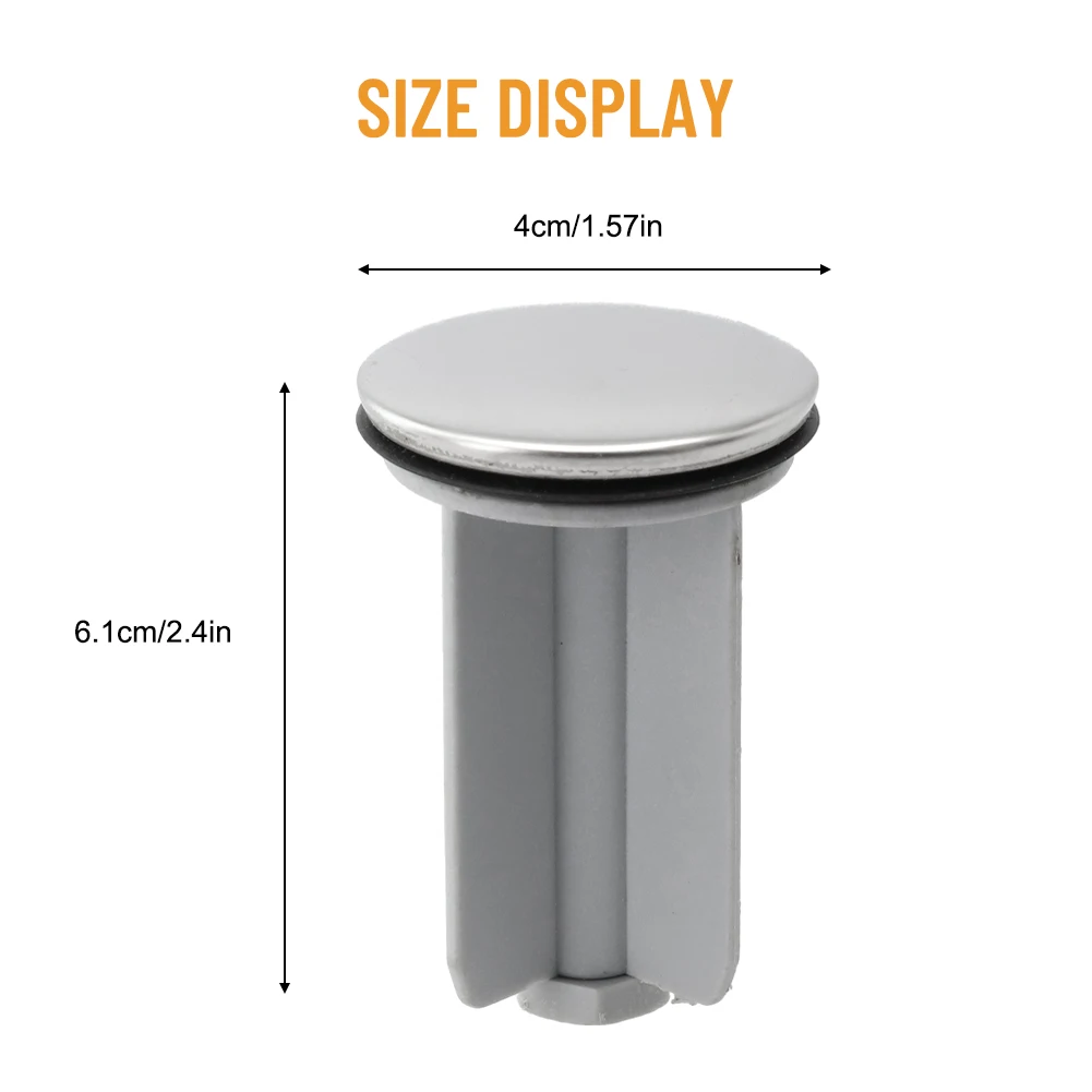 

Universal Sink Plug Wash Basin Plug 1pc 4.0cm Available Wash Basins Commercially Copper Cover Drain Plug Stopper