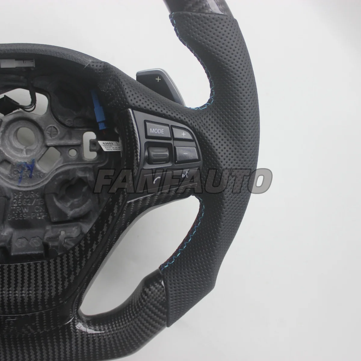 BMW F20 F21 F22 F30 F31 F34 F35 F32 F33 F36 1 2 3 4 시리즈용 맞춤형 교체용 리얼 카본 파이버 스티어링 휠