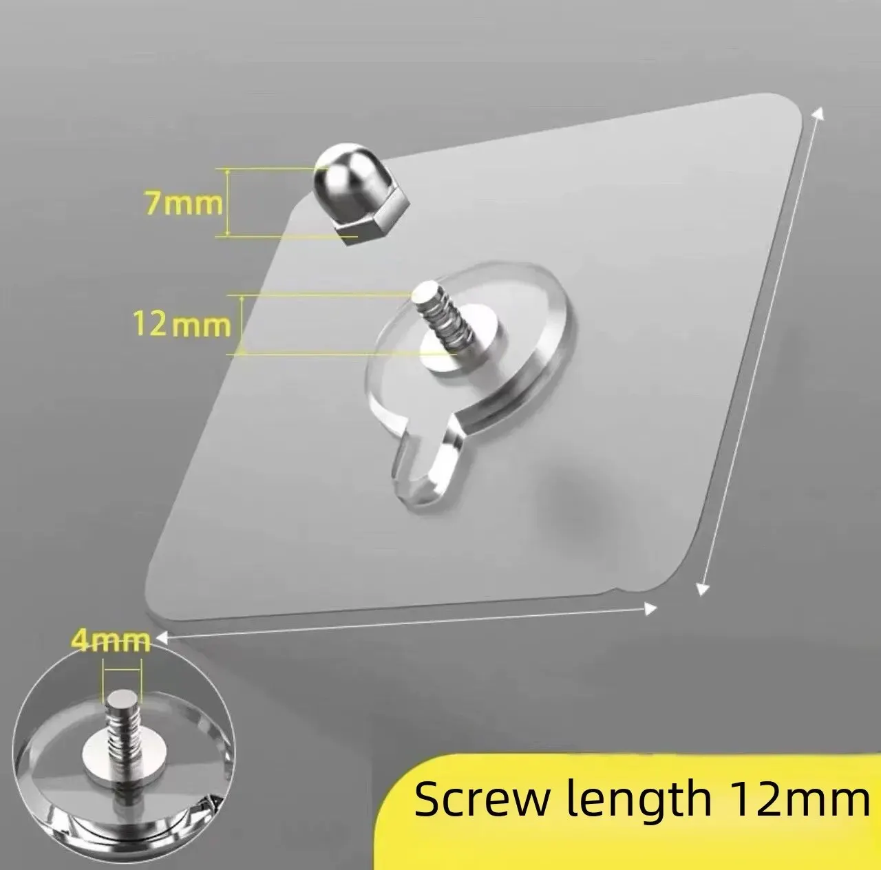 6*6 screw exposed 12MM