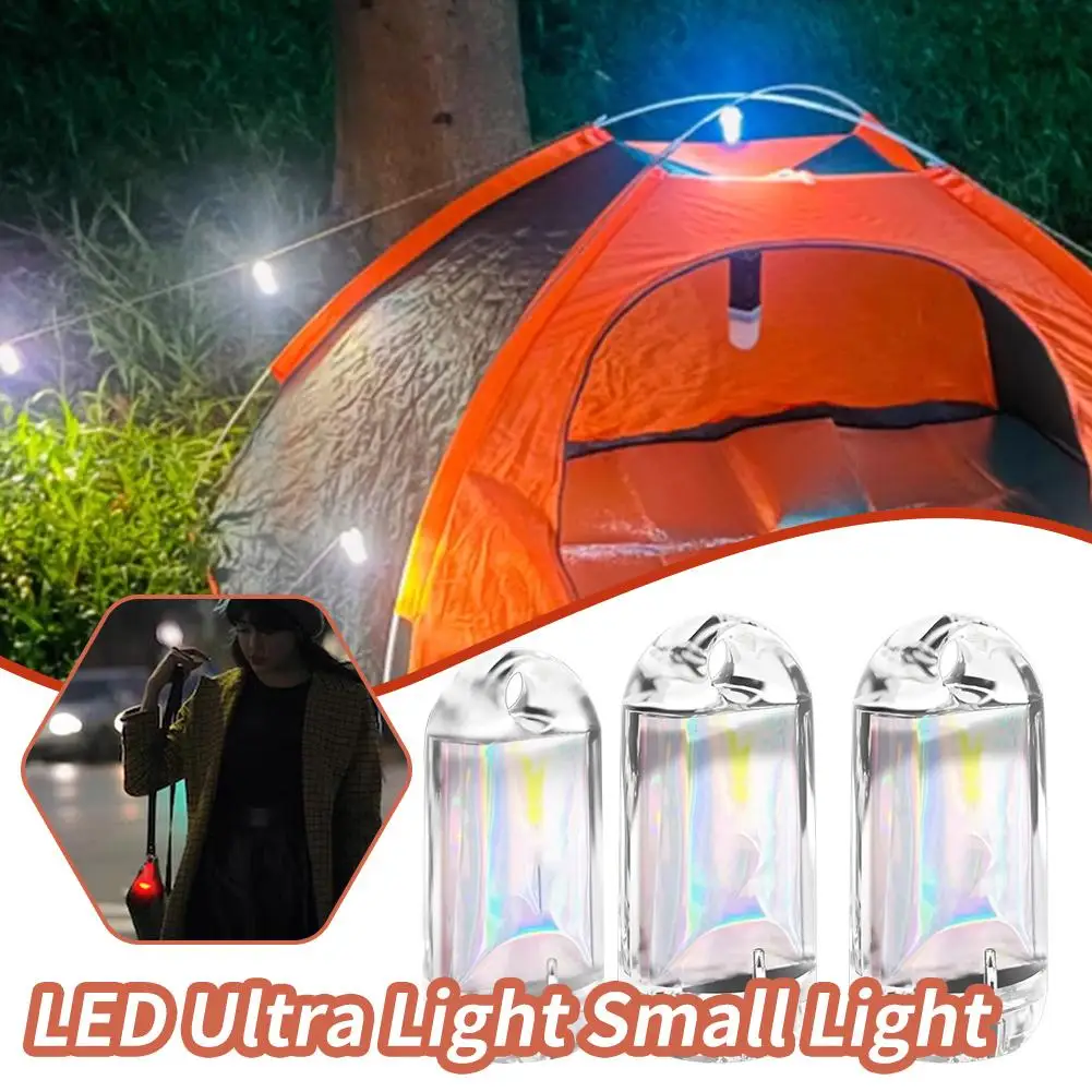 LED Ultra Light Lamp Multi-function Light Manual USB Charging Cable Waterproof Case Ultra-small Mini Key Chain