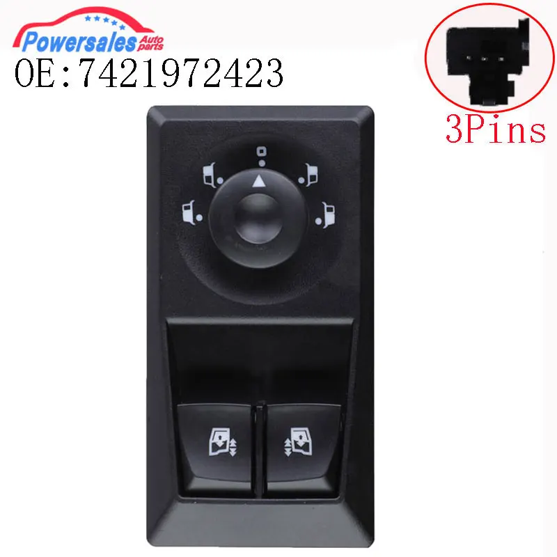 New Car Power Window Switch For Renault Trucks 7421972423 7423391509