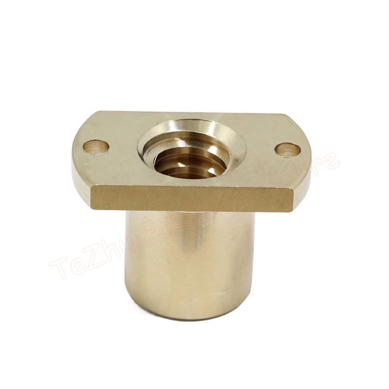 Écrou T12 En Laiton - Diamètre 12mm - Pas Et Avance Variables (2mm à 12mm) - Pour Moteurs Pas à Pas, CNC