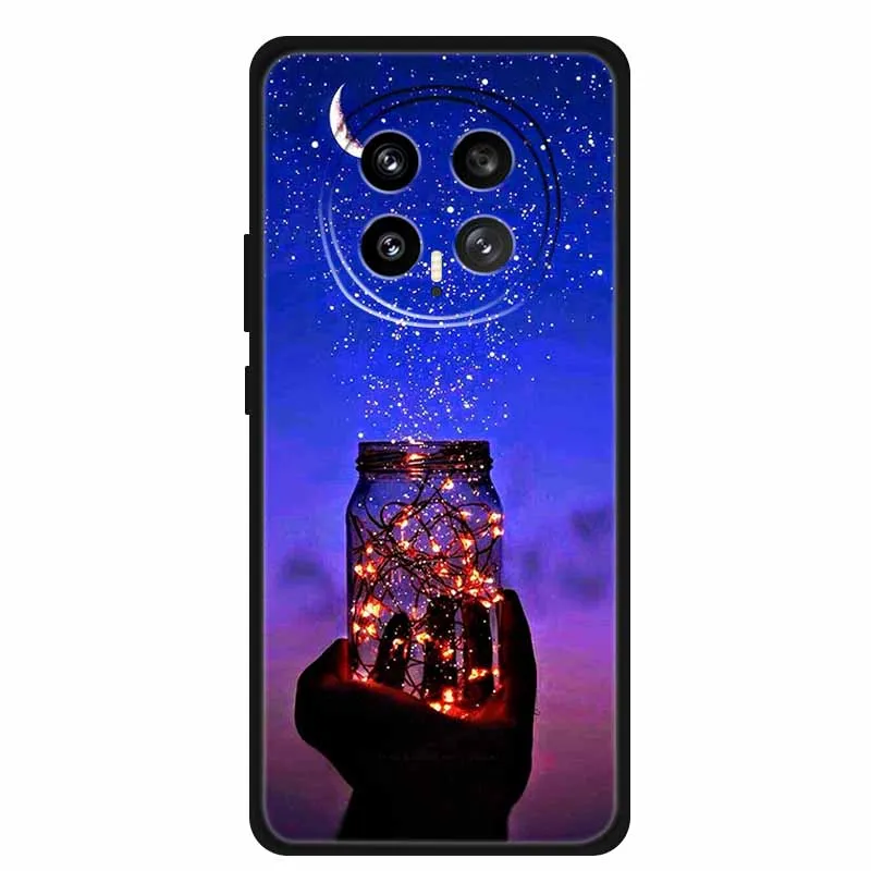 Shockproof Black Silicone Phone Case - Soft and Durable Back Cover