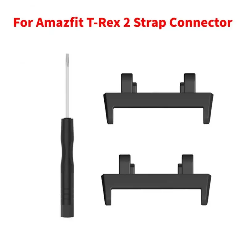 어메이즈핏 T-Rex 2 어댑터용 금속 스테인리스 스틸 러그 스마트 워치, 22mm 스트랩 연결 스크루 드라이버 액세서리