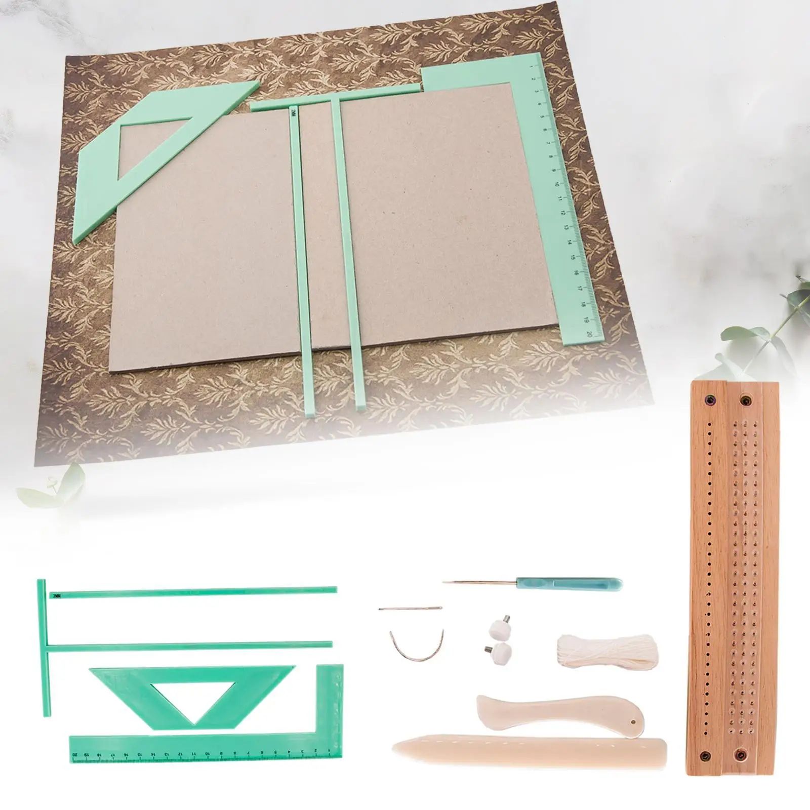 Book Cover Guide Sewing Supplies Book Binding Starter Tool Binding Kits Bookbinding Cradle Tools Planner Scrapooking Page