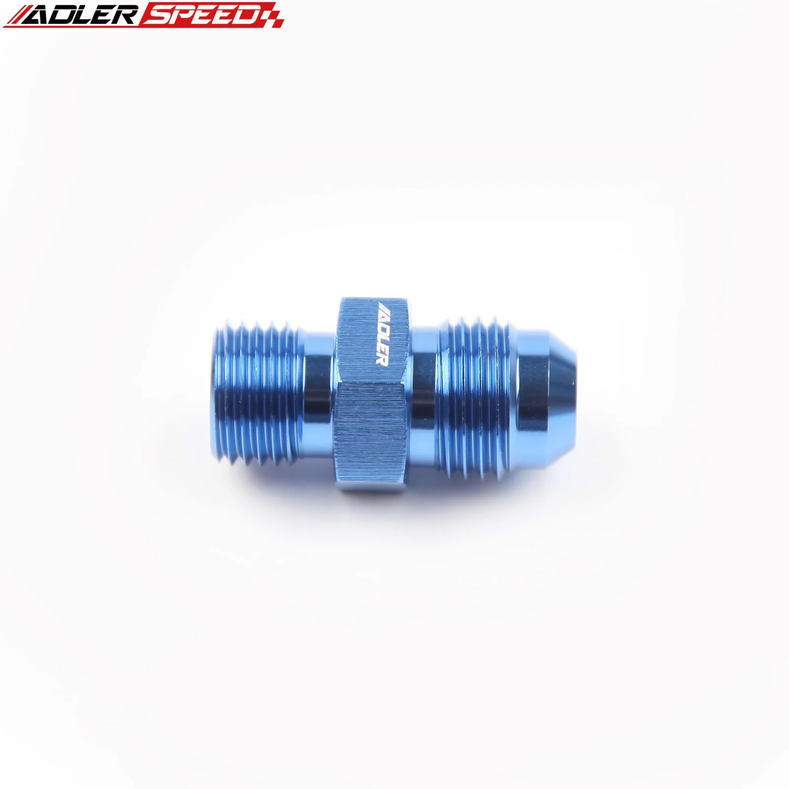 ADLERSPEED 2개 -6AN AN6 JIC 수형 플레어에서 1/2 x 20 UNF 연료 호스 피팅 어댑터 블루