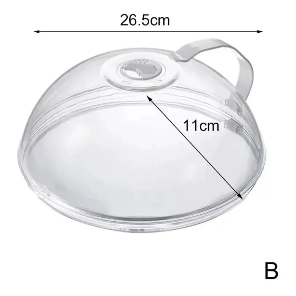 Food Cover 1Pcs Round proof Microwave Oven Food Cover With Part Fresh-keeping Cover Refrigerator Cookware Accessories Kitchen