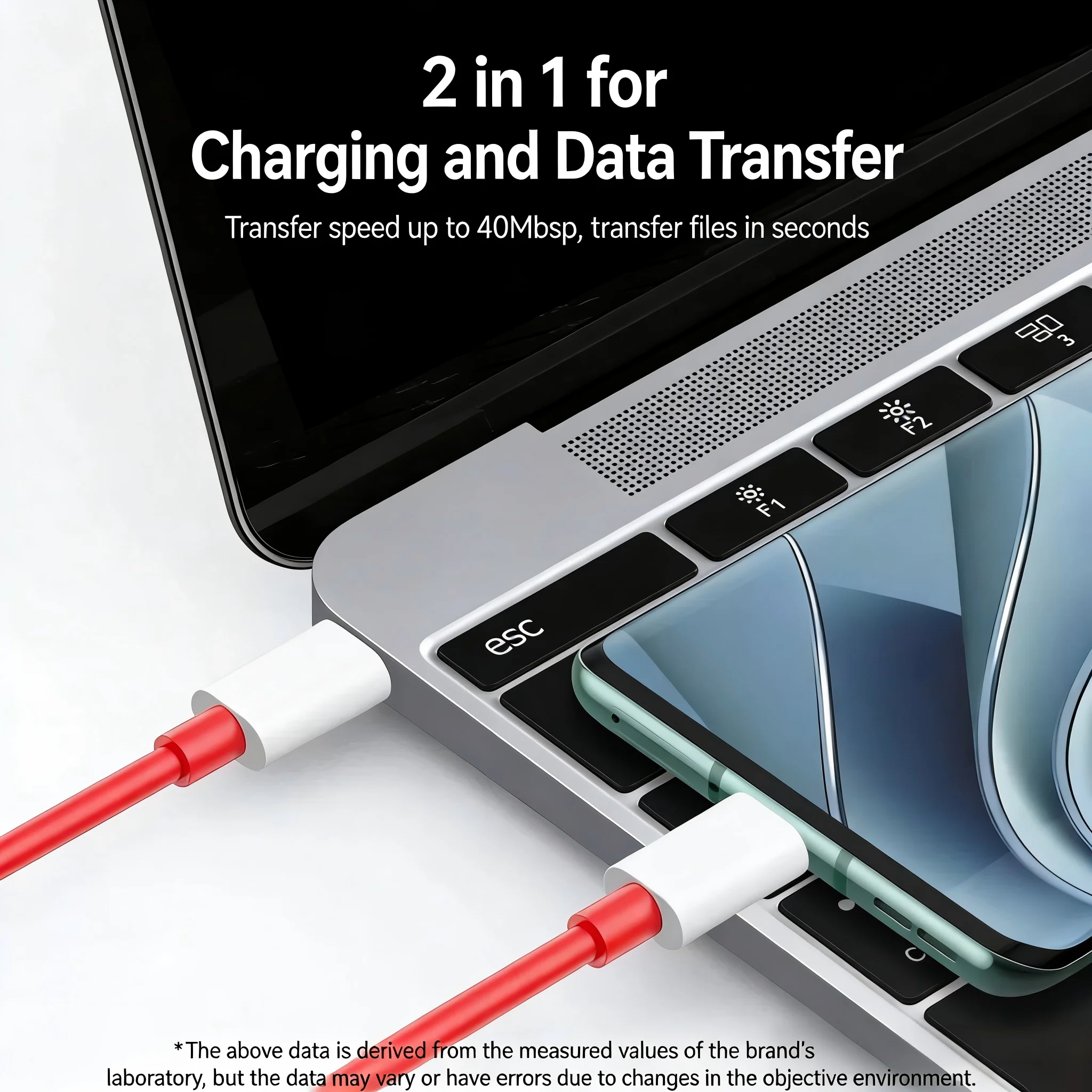 High-Speed USB Type-C Fast Charging Cable, 150W/100W/80W Supervooc 2.0 Warp Charger Compatible