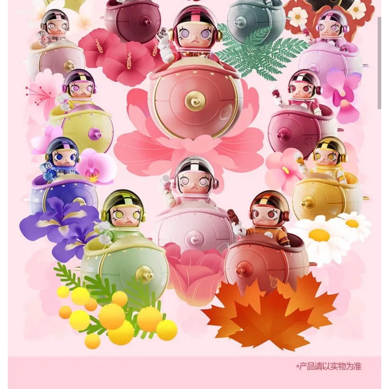 Original POPMART MEGA SPACE MOLLY 100% Blooming Series - Peony