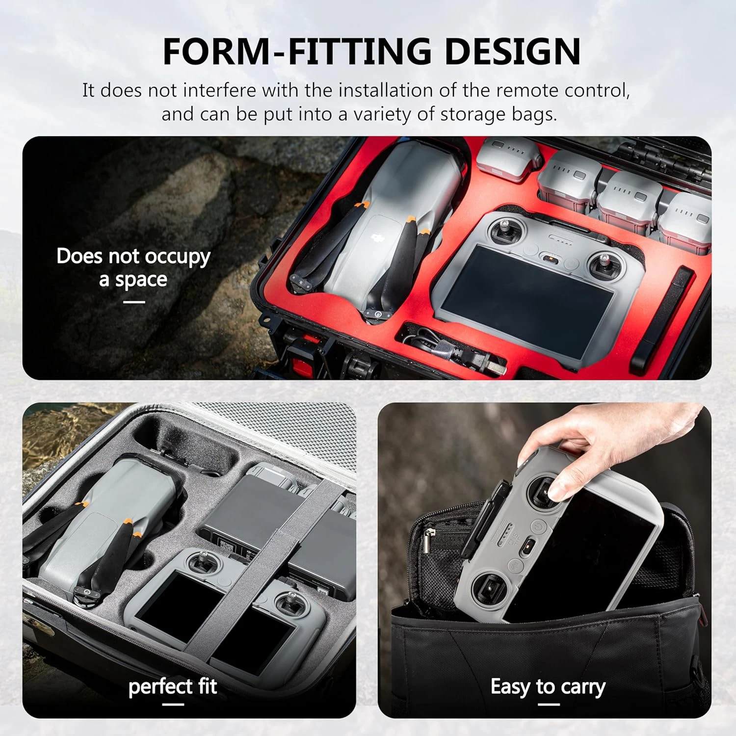STARTRC RC 2 Silicone Protective Cover Case For DJI Mini 4 Pro/Air 3 Compatible With DJI RC 2 Remote Controller