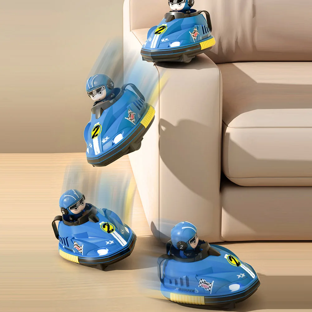 RC Ejecting Bumper Car Toy 2 Players RC Cartoon Car Toys Battle Race Vehicles Toddlers Toys Birthday Gifts for Boys Girls