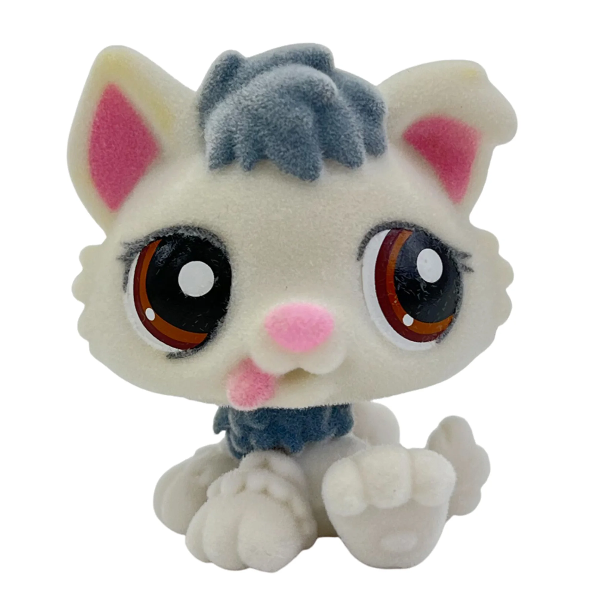 Flocked Custom Pet Toy Stand: Short Hair Cat & Dog Bobblehead Collection
