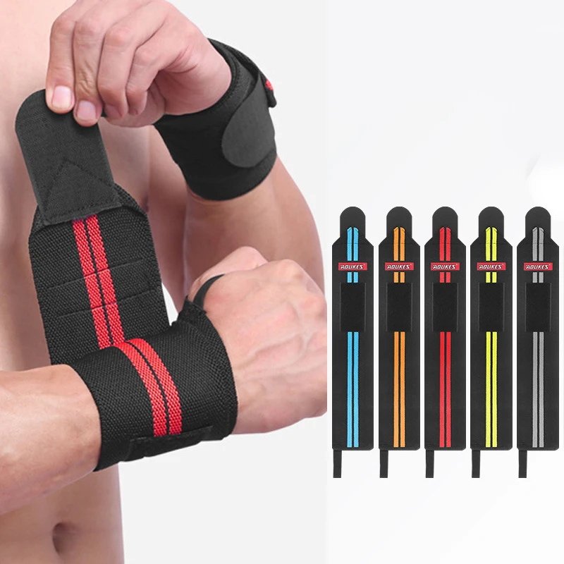 1/2pcs Wristband Wrist Support Weight Lifting Gym Training Wrist