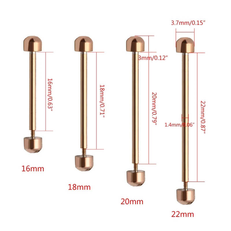 Watch Strap Repair Kit with Screw Tubes, Rods, and Clasp Adjustment Tools