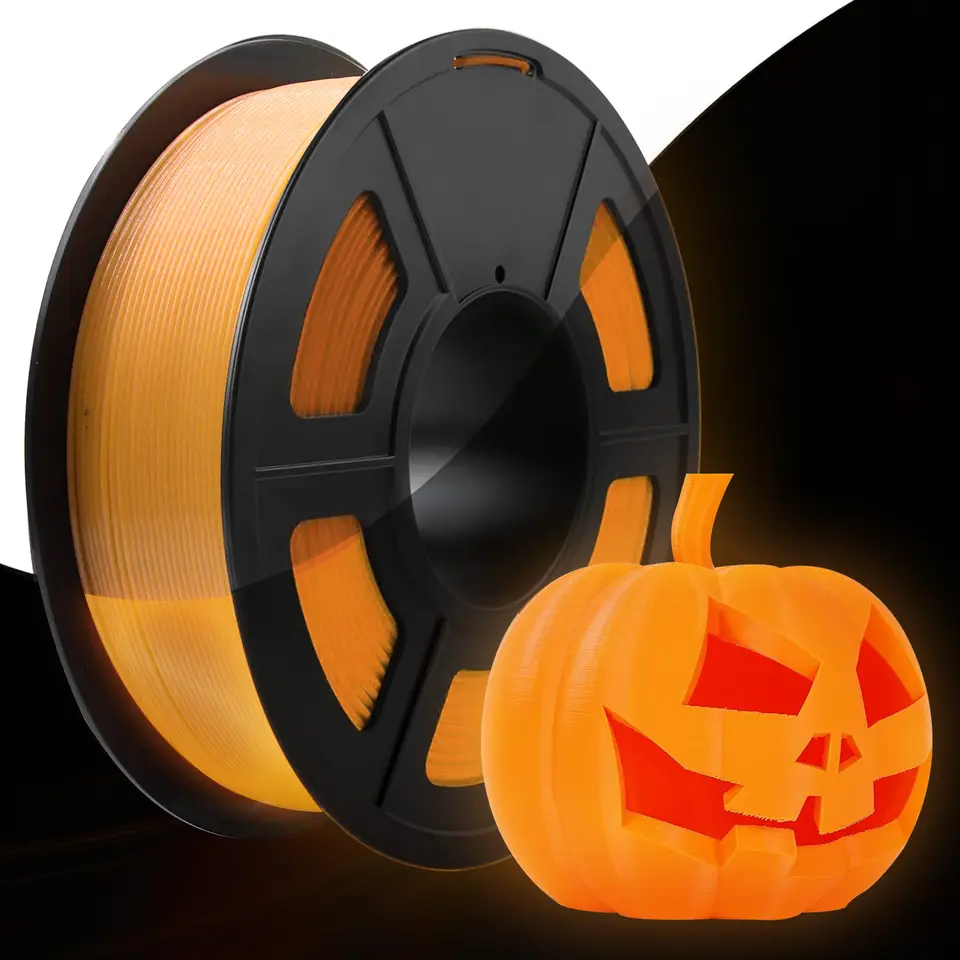 DIY Christmas Gift, 1.75mm PLA Luminous 3D Printer Filament, 200g(0.44L）Spool, Glow in the Dark, for Most FDM Printers image 20