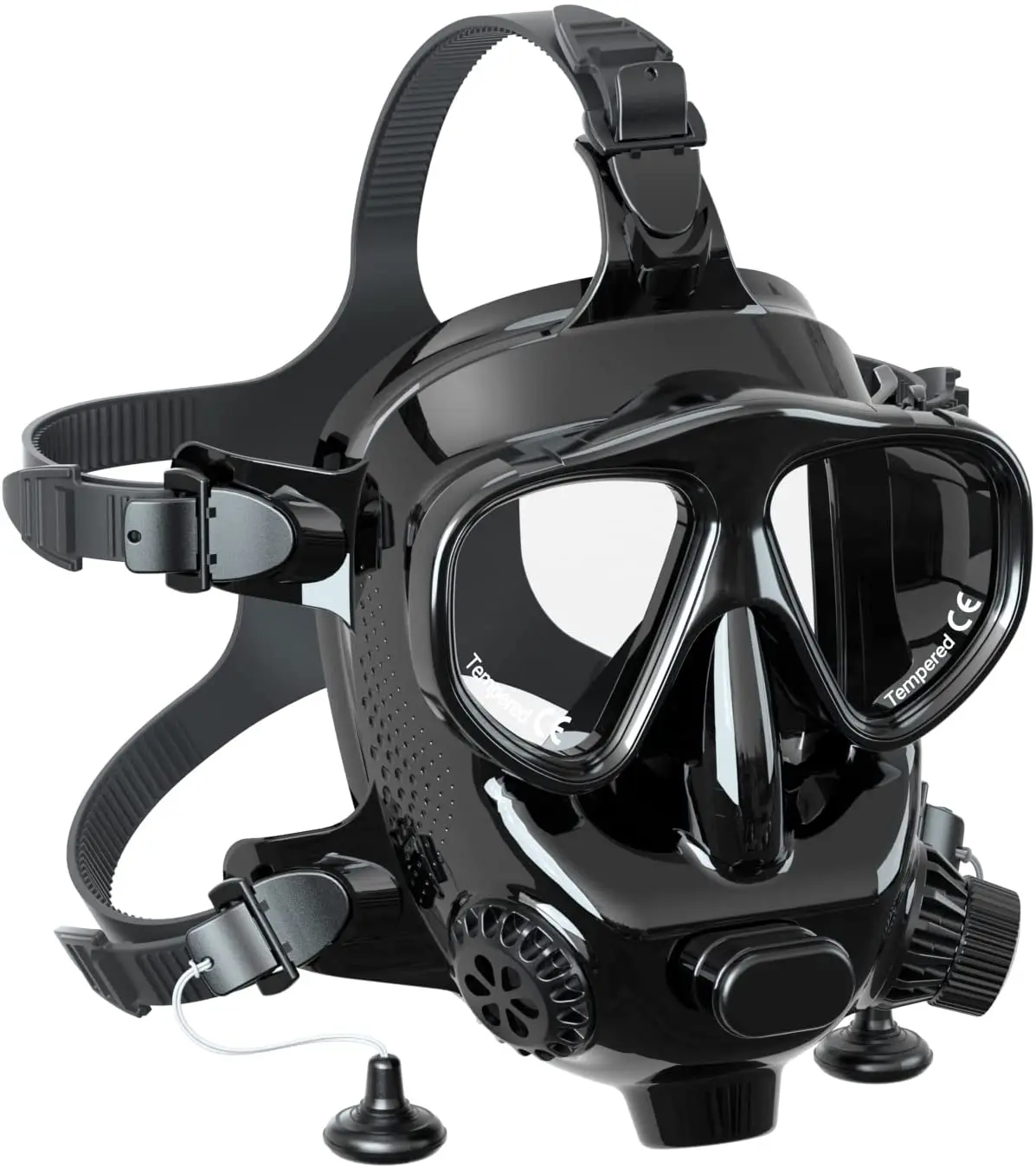 Full Face Diving Mask for Scuba Diving, 180° View Panoramic Dive Mask with Camera Mount,Anti-Fog & Leak for SMACOS400/400Pro/S70