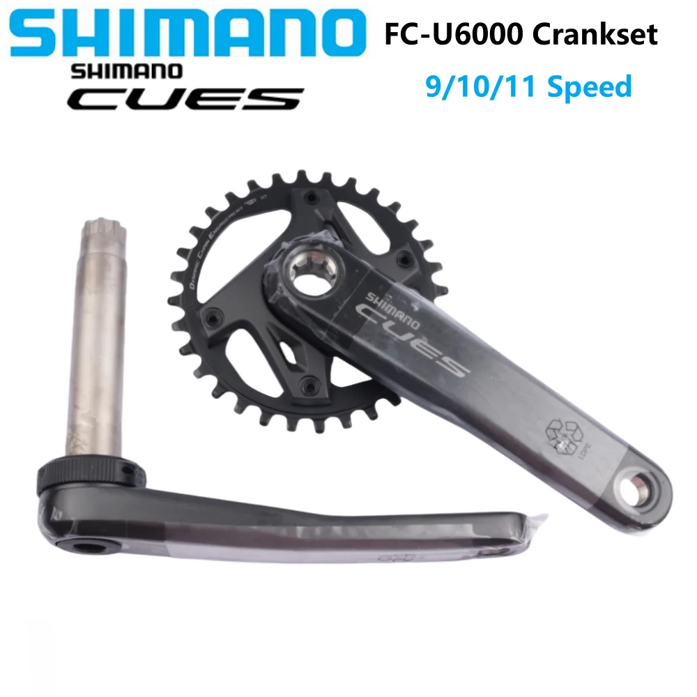SHIMANO CUES FC-U6000 Crankset 11Speed/10 Speed/9 Speed