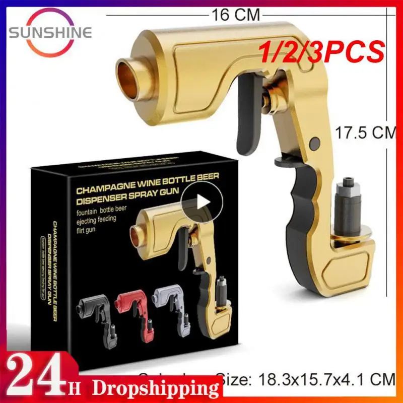 123PCSChampagneLaunchPropGunDrinkingGameBeerGunWineEjector