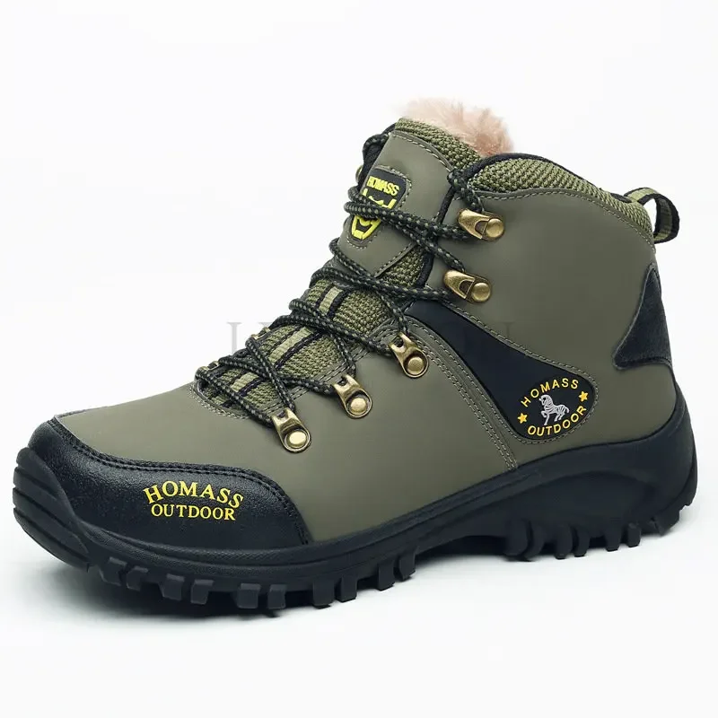 Men Waterproof Hiking Shoes Breathable Tactical Combat Army Boots Outdoor Climbing Shoes Non-slip Trekking Sneakers men boots